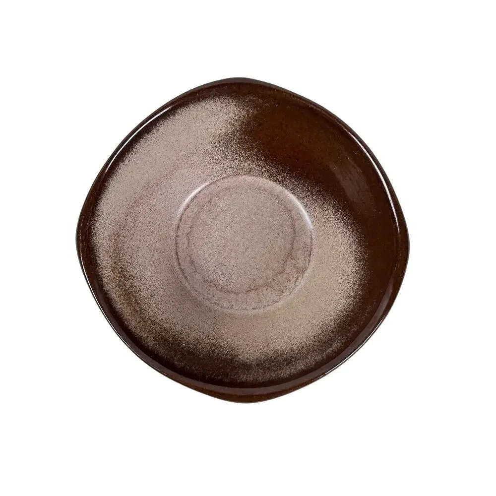Frankoma 5XS Plainsman Brown Satin Berry Bowls very good condition USA